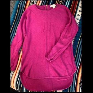 Michael Kors bright pink sweater